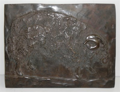 Lot 11 - Leonard Baskin American, 1922-2000 Ram Signed...