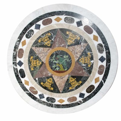 Lot 544 - Neoclassical Style Pietra Dura Table Top Of...