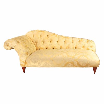 Lot 528 - Upholstered Chaise Longue Modern With a...