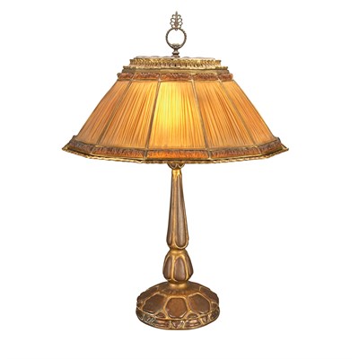 Lot 389 - Tiffany Studios Gilt-Bronze and Favrile Glass...