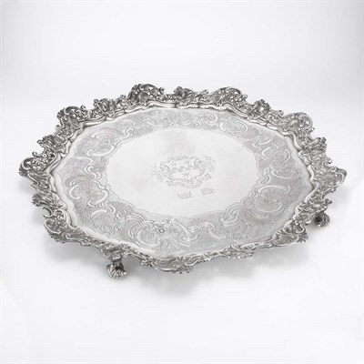 Lot 433 - George IV Silver Salver John Terry, London,...