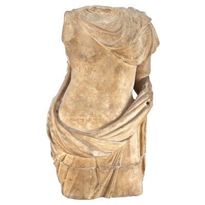 Lot 148 - Roman Marble Torso Formed as a partially...