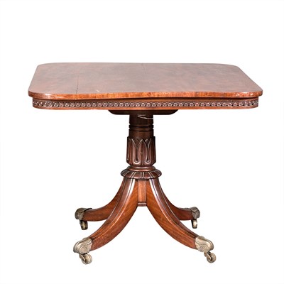 Lot 206 - William IV Mahogany Tilt-Top Breakfast Table...