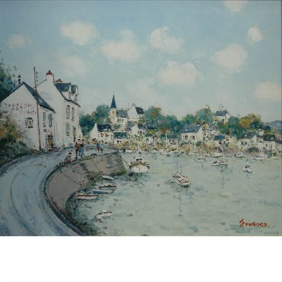 Lot 97 - Jean-Pierre Dubord French, b. 1949 Bateaux...