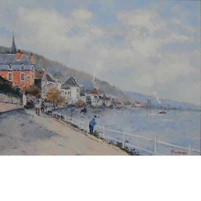 Lot 93 - Jean-Pierre Dubord French, b. 1949 La Seine a...