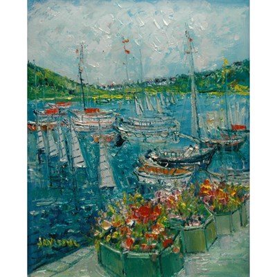 Lot 94 - Yolande Ardissone French, b. 1927 Quai de la...