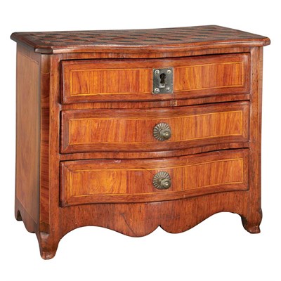 Lot 448 - Transitional Louis XV/XVI Walnut Tulipwood and...