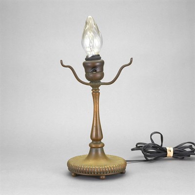 Lot 385 - Tiffany Studios Bronze Desk Lamp Base The...