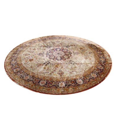 Lot 653 - Sino-Kashan Circular Carpet China,...