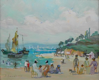 Lot 13 - Pierre Boudet French, b. 1925 Plage de...