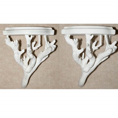 Lot 147A - 20th Century Design Pair of Branch-Form Wall...