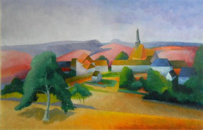Lot 28 - Emile Courtin French, 1923-1997 Fin d'Etre,...