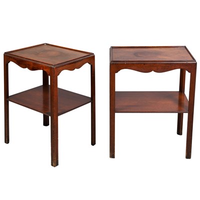 Lot 106 - Pair of Georgian Style Mahogany Side Tables...