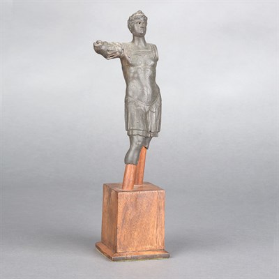 Lot 324 - Roman Style Bronze Standing Male Figure Height...