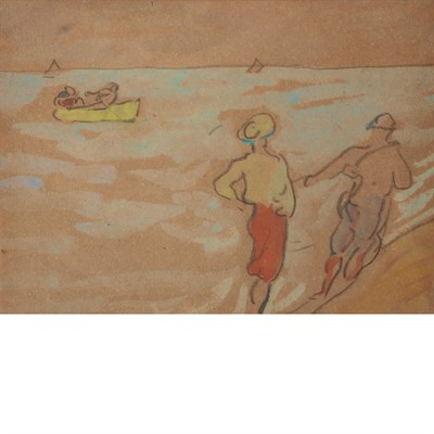 Lot 64 - Louis Valtat French, 1869-1952 Beach Scene...