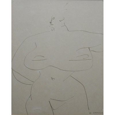 Lot 55 - Gaston Lachaise American, 1882-1935 Standing...