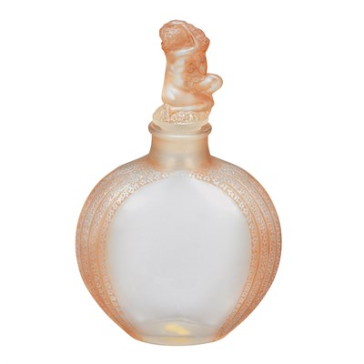 Lot 466 - R. Lalique Molded Glass Myosotis Perfume...