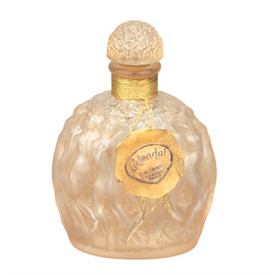 Lot 470 - Lalique Molded Glass Calendal Perfume Bottle...