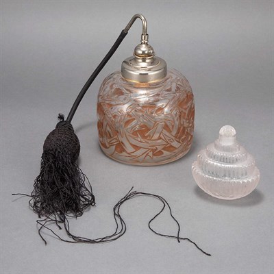 Lot 474 - R. Lalique Molded Glass Ambroise Perfume...