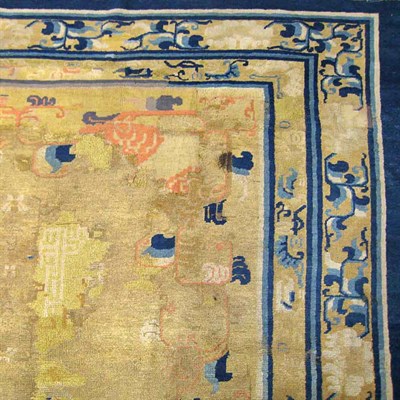 Lot 665 - Ningxsia Carpet China, mid 19th century The...