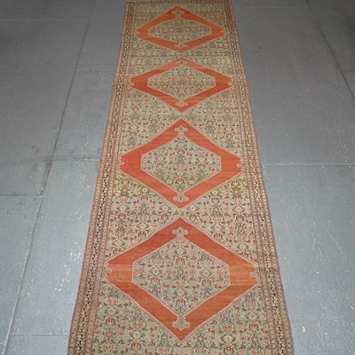 Lot 669 - Sehna Runner Northwest Persia, last quarter of...