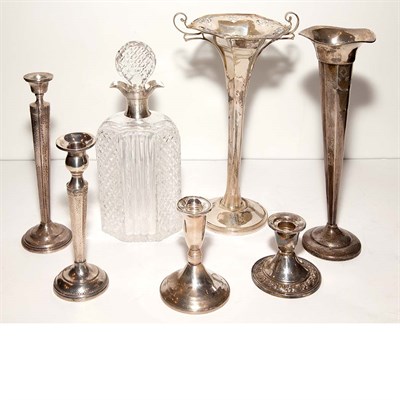 Lot 332 - Group of Thirteen Sterling Silver Table...
