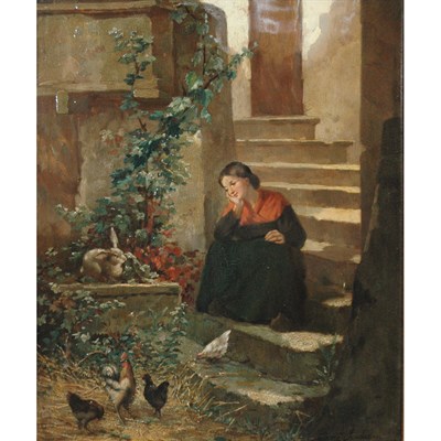 Lot 5 - Attributed to Victor Carre-Soubiran A Moment's...