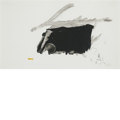 Lot 450 - Robert Motherwell AIRLESS BLACK (B. 279; E./B....
