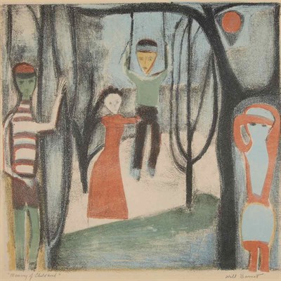Lot 289 - Will Barnet (b. 1911) MEMORY OF CHILDHOOD...