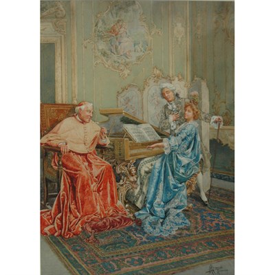 Lot 42 - R. Raimondi Italian, 19th Century A Chamber...