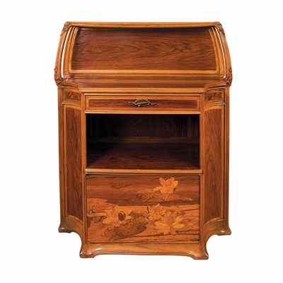 Lot 413 - Louis Majorelle Art Nouveau Carved and...