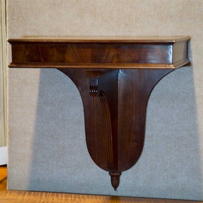 Lot 218 - Georgian Style Mahogany Wall Bracket Height 16...