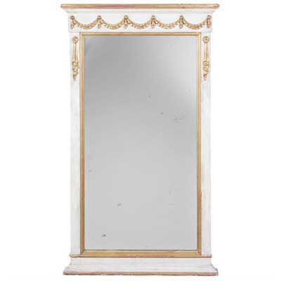 Lot 393 - Louis XVI Style Gilt and Painted Wood Trumeau...
