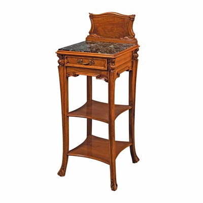 Lot 416 - Louis Majorelle Art Nouveau Carved Mahogany...