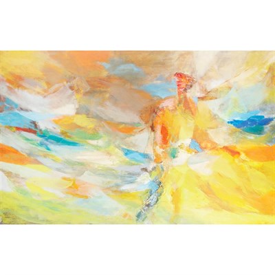 Lot 58 - Seong Moy Chinese/American, b. 1921 Surf...