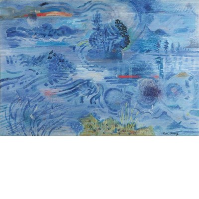 Lot 38 - Karl Schrag American, 1912-1995 Dusk Signed...