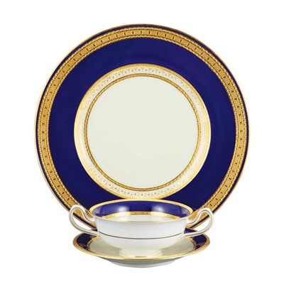 Lot 135 - Mintons Gilt Decorated Porcelain Partial...