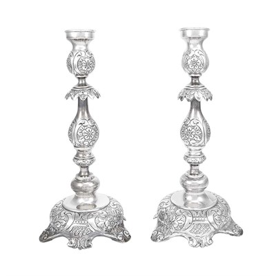 Lot 308 - Pair of Russian Silver Transitional...