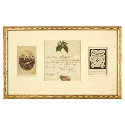 Lot 77 - LINCOLN, ABRAHAM Autograph note signed...