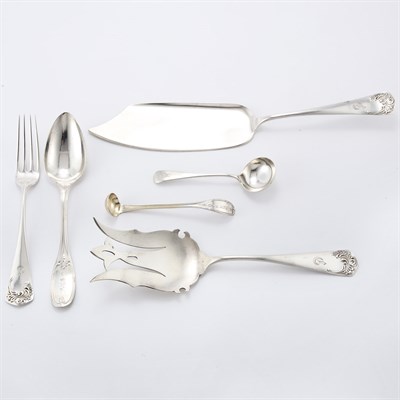 Lot 212 - American Sterling Silver Partial Flatware...
