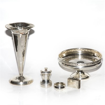 Lot 365 - Group of Sterling Silver Table Articles...