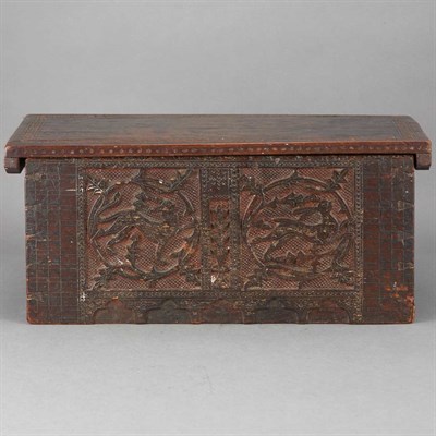 Lot 210 - Continental Baroque Walnut Box 18th Century...