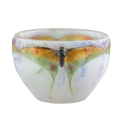 Lot 485 - G. Argy-Rousseau Pate-de-Verre Butterflies...