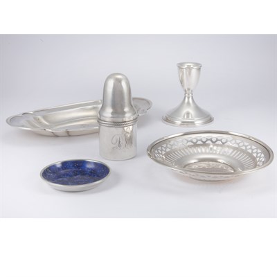 Lot 341 - Group of Sterling Silver Table Articles...