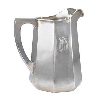 Lot 360 - Kalo Art Deco Sterling Silver Water Pitcher...