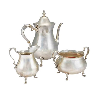 Lot 354 - Fisher Sterling Silver Three-Piece Coffee...