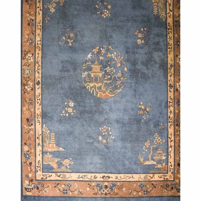 Lot 523 - Chinese Carpet China, circa 1925 The indigo...