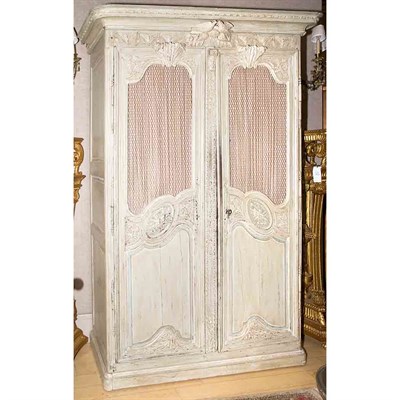 Lot 270 - Provincial Louis XVI Style Painted Wood...