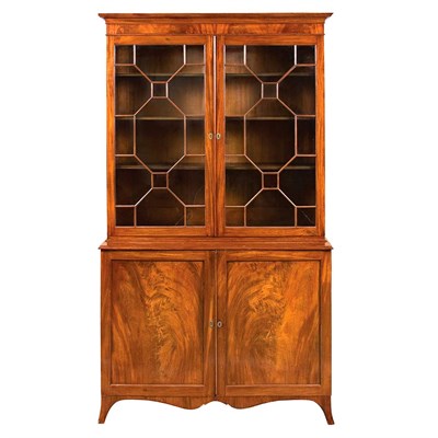 Lot 500 - George III Mahogany Bookcase Late 18th century...