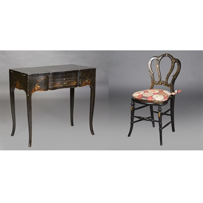 Lot 173 - Rococo Style Chinoiserie Decorated Lady's...